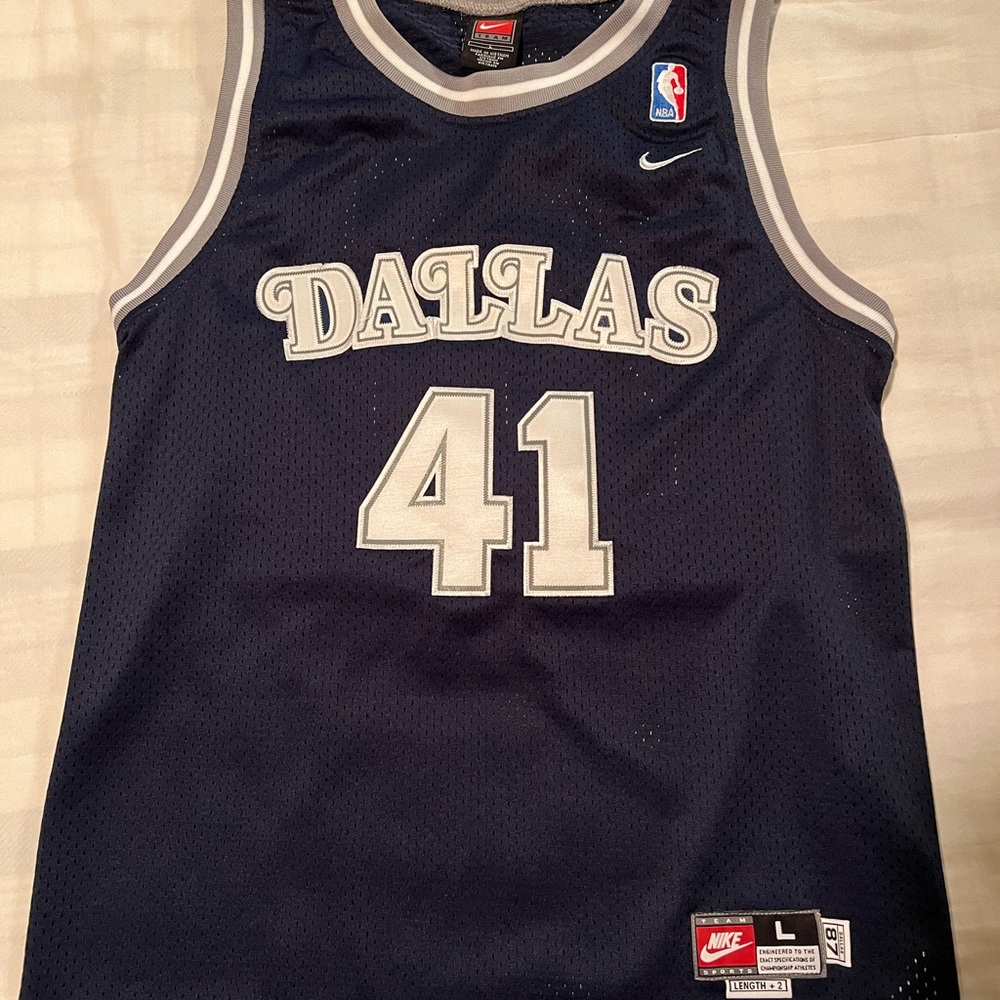 RARE Vintage Nike NBA Dallas Mavericks Jersey